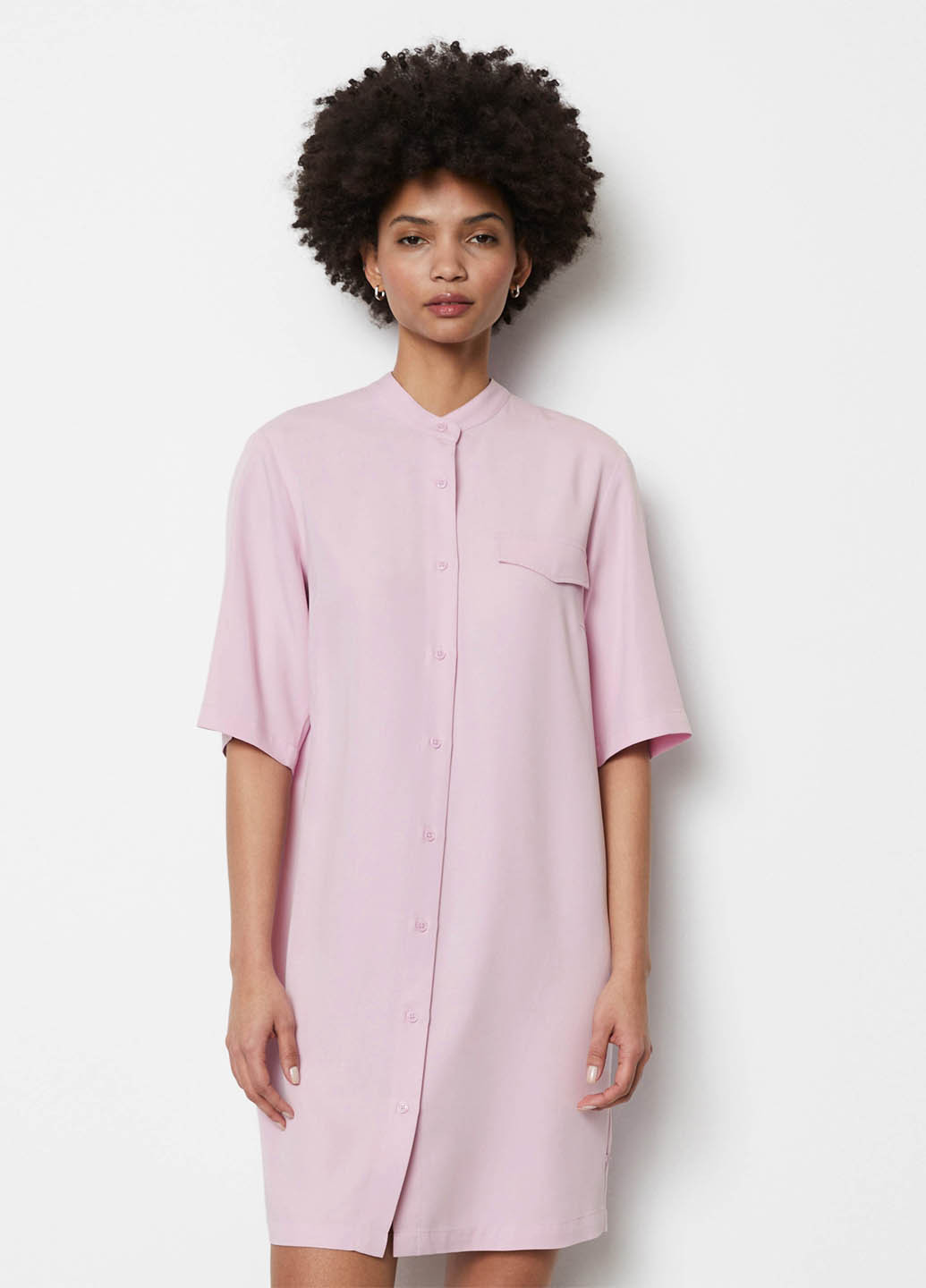 Блідо-рожева кежуал сукня сукня-сорочка Marc O'Polo однотонна