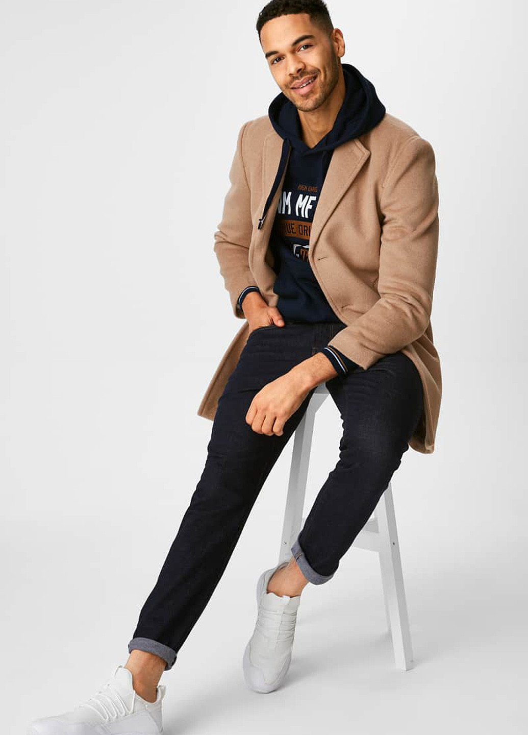 Индиго демисезонные слим джинсы C&A