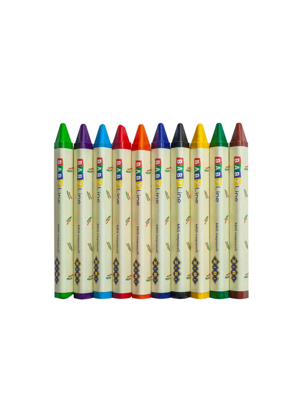 Олівці кольорові Baby line Jumbo трикутні 10 шт (ZB.2482) Zibi (254066161)