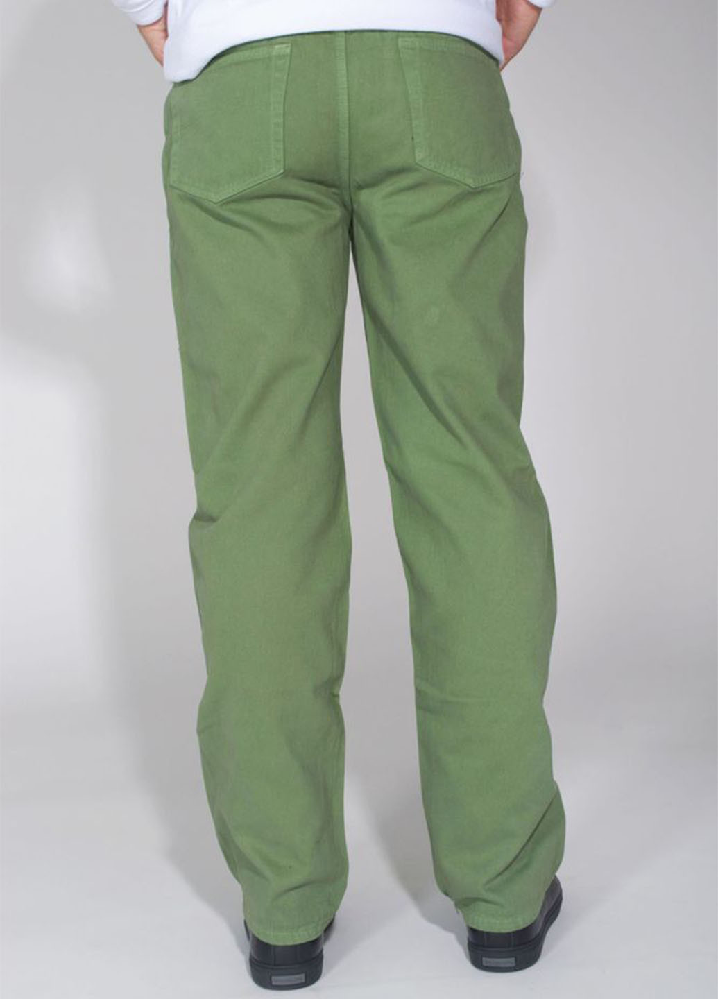 Зеленые кэжуал демисезонные прямые брюки Ager