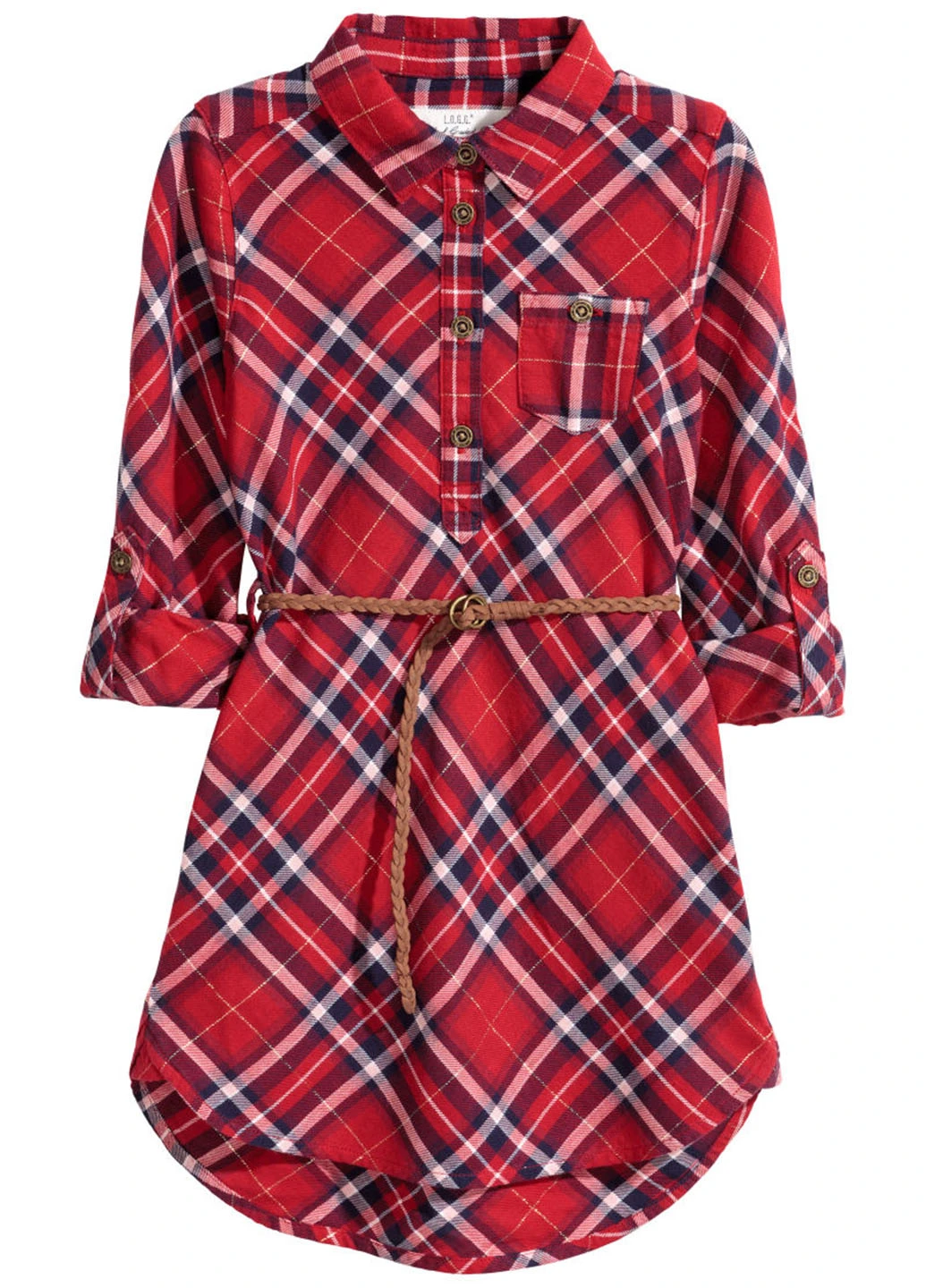 Комбинированное платье H&M (96011266)