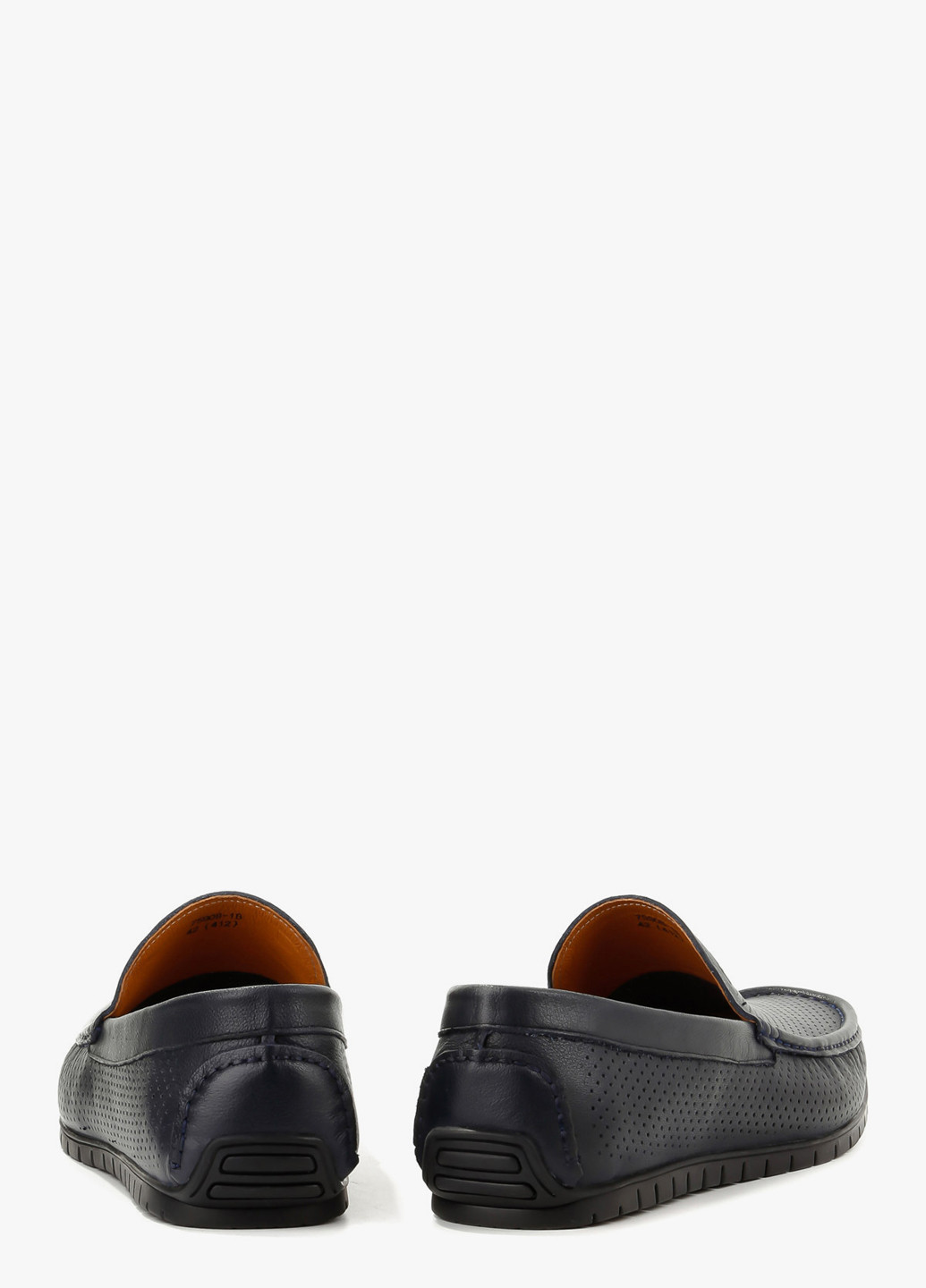 Темно-синие мокасини Le'BERDES