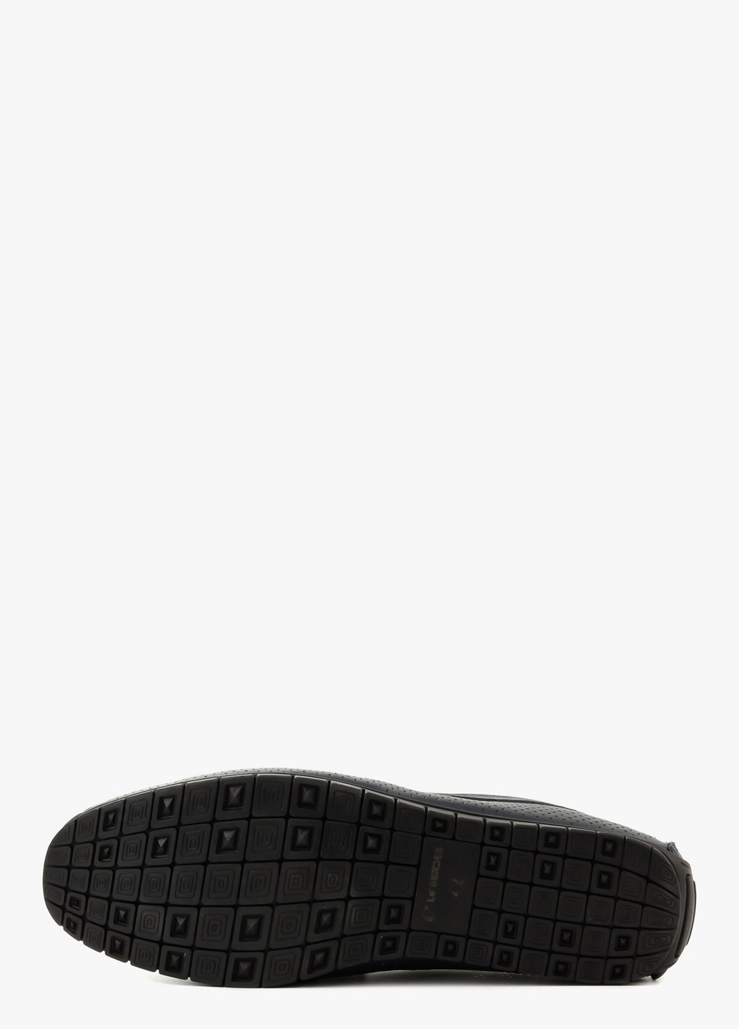 Темно-синие мокасини Le'BERDES