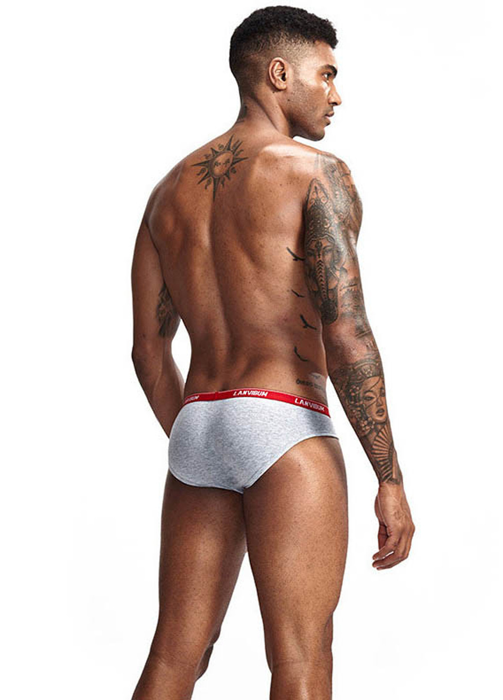 Плавки-трусы Серый Lanvibum (194814979)