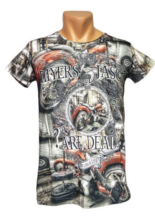 Серая летняя серая футболка MASTIFF