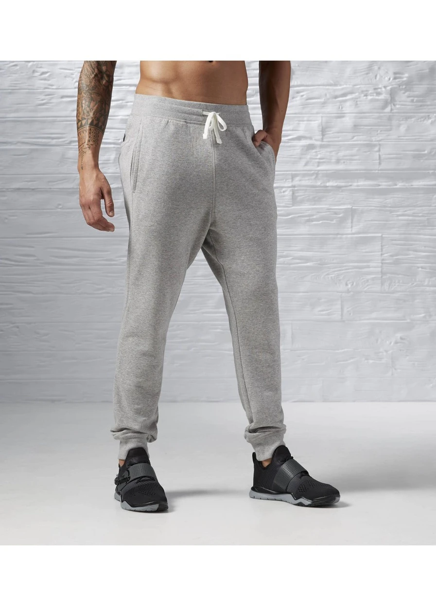 Штани спортивні чоловічі сірий (AJ3102) Reebok (254788154)