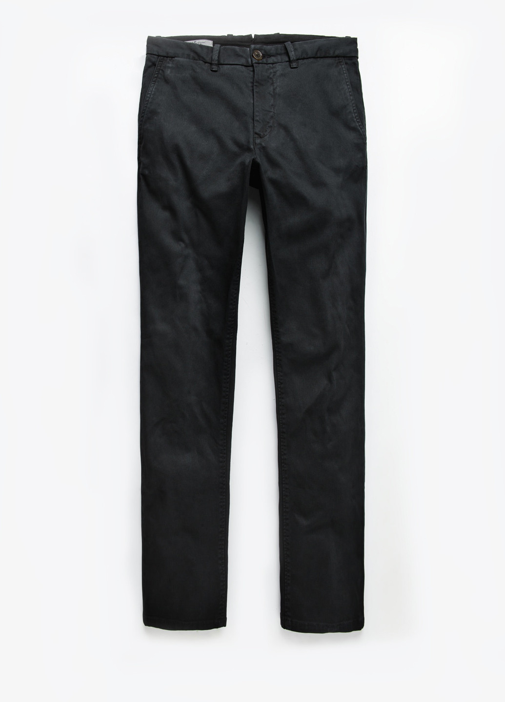 Черные классические демисезонные чиносы брюки Mango