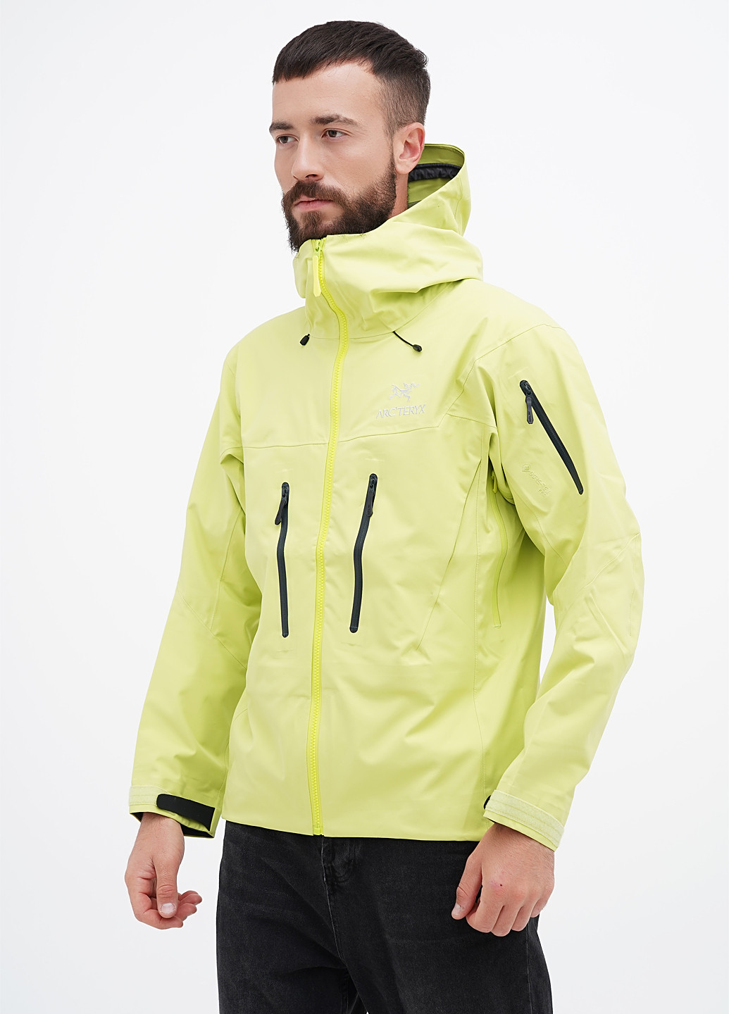 Салатова демісезонна куртка Arc'teryx