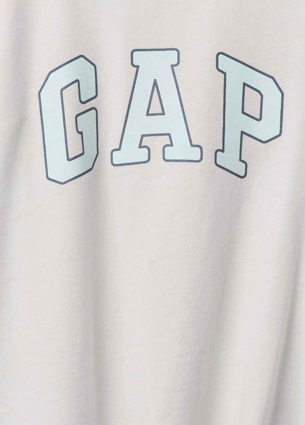 Светло-голубая летняя футболка Gap