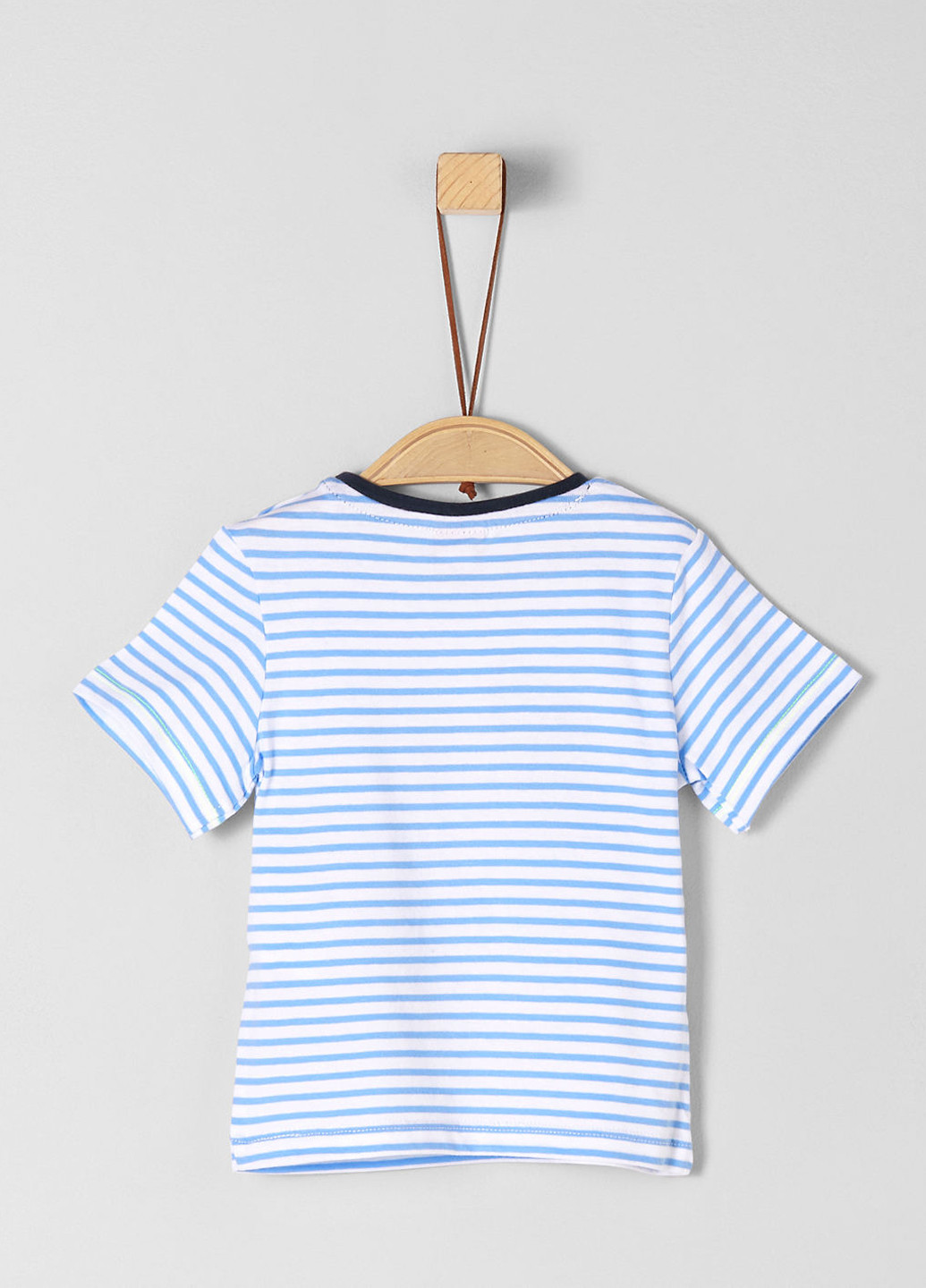 Светло-голубая летняя футболка S.Oliver