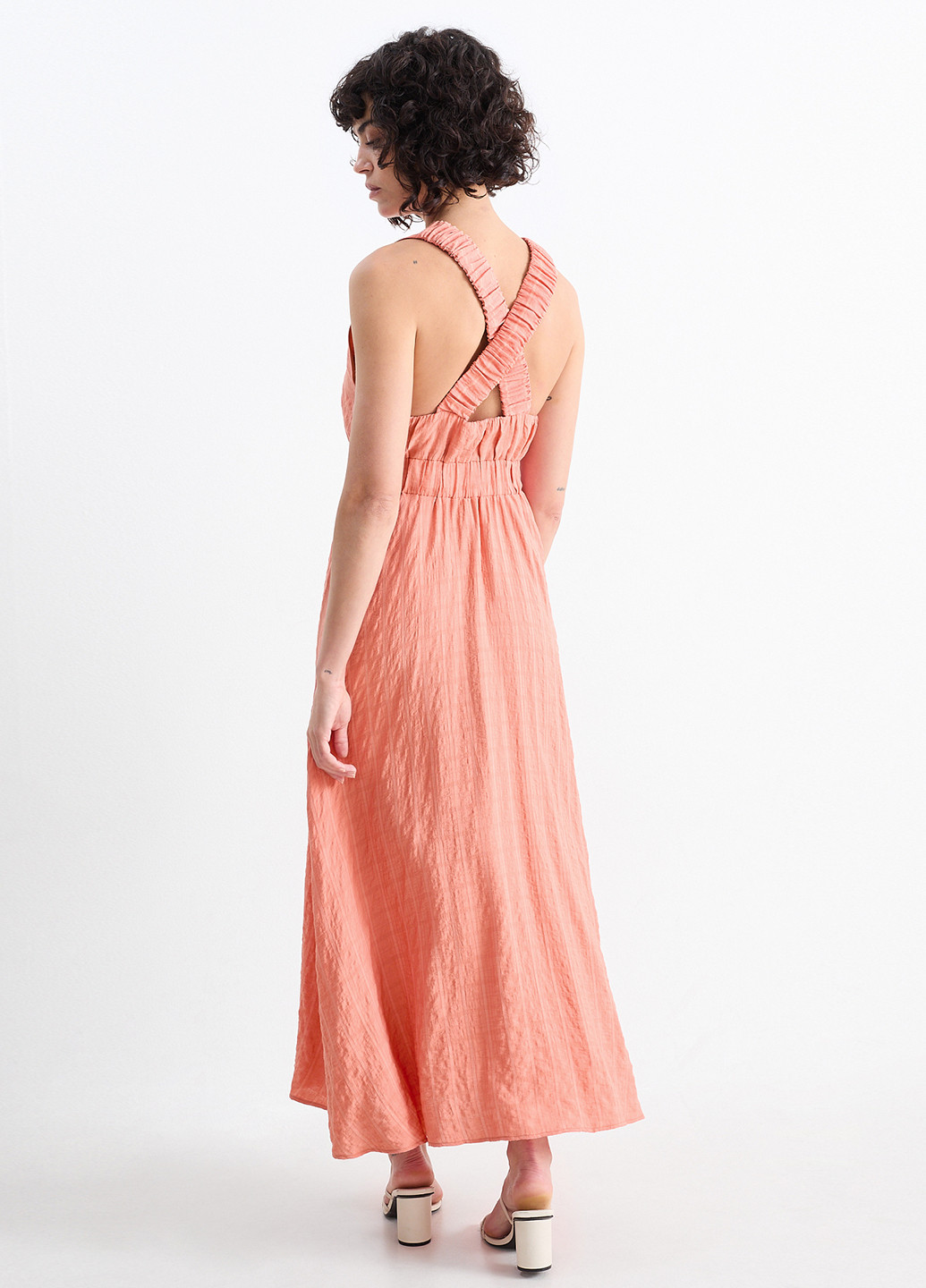 Летний женский сарафан C&A в клеточку