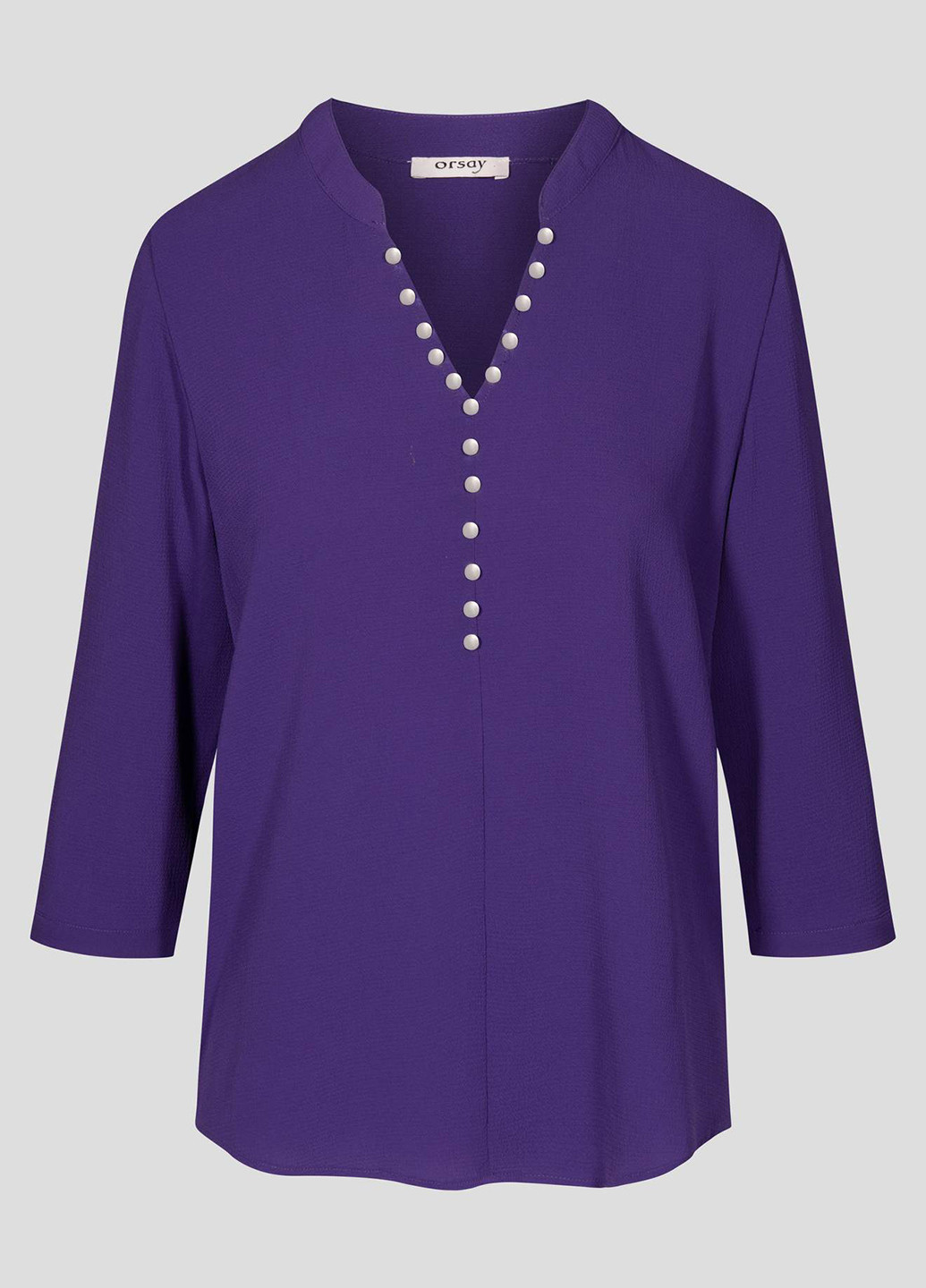 Фиолетовая демисезонная блуза с длинным рукавом Orsay
