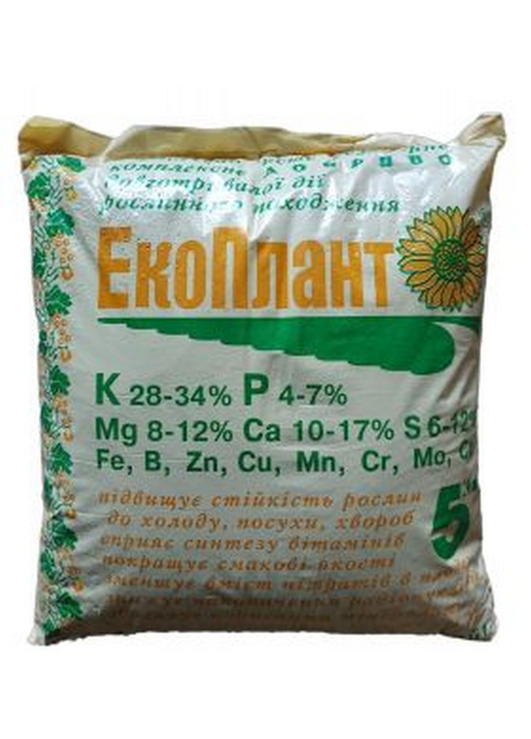 Органічне добриво ЕкоПлант 5 кг Экоплант (215327248)