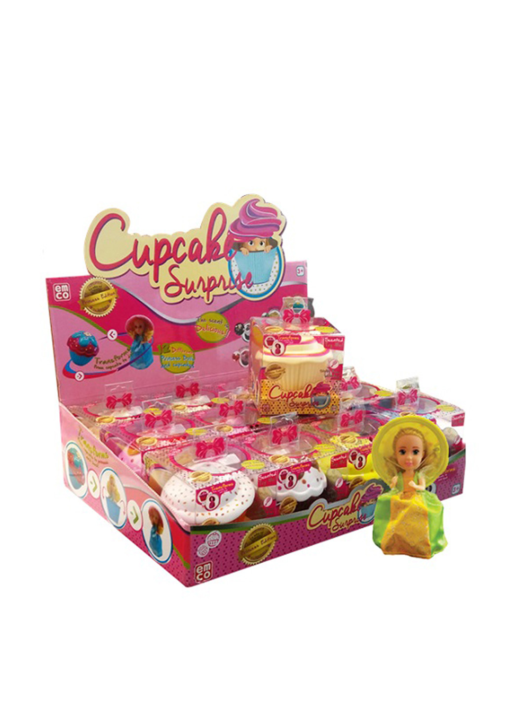 Кукла серии "ароматные капкейки" s2 (12 видов в ассорт., в дисплее) Cupcake Surprise (163192694)