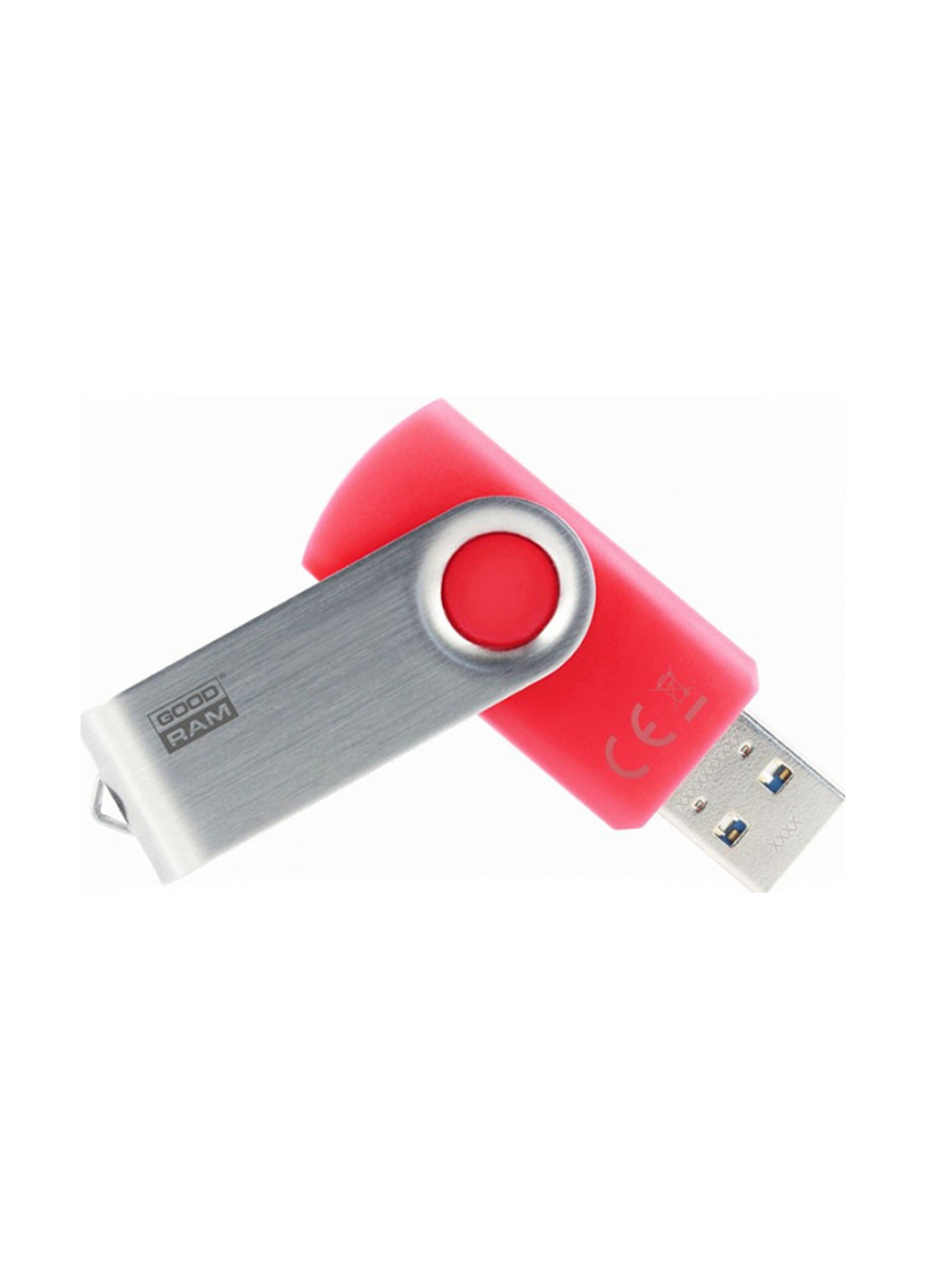 Флеш память USB UTS3 64GB USB 3.0 Red (UTS3-0640R0R11) Goodram флеш память usb goodram uts3 16gb usb 3.0 red (uts3-0640r0r11) (136742723)