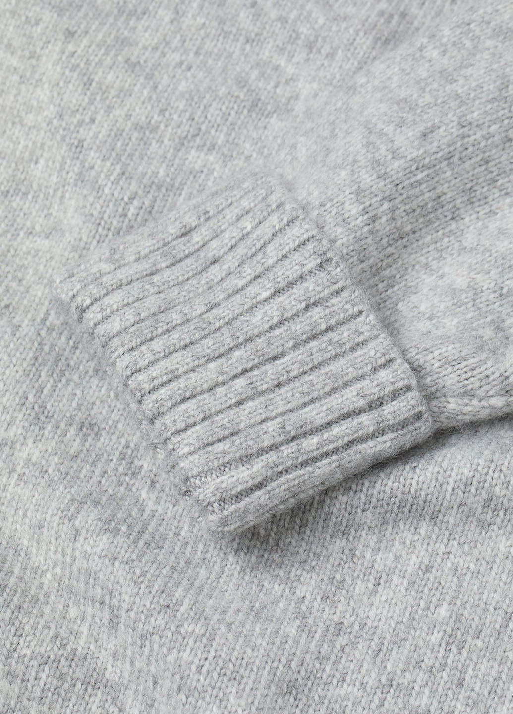 Світло-сіра кежуал сукня H&M меланжева