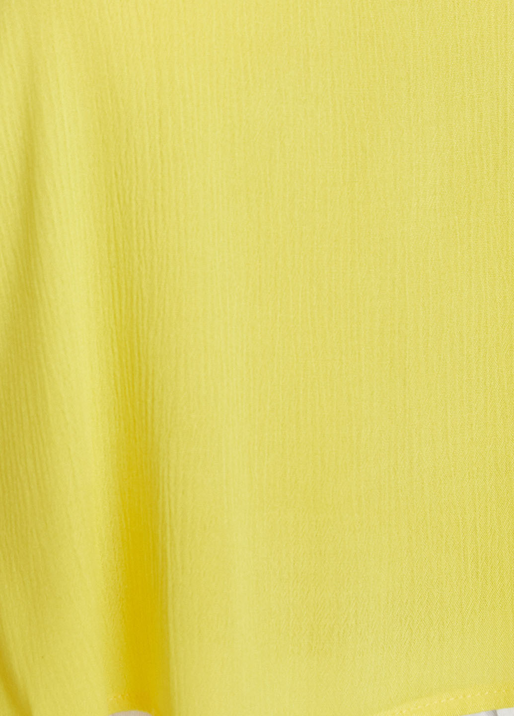 Топ KOTON однотонный светло-жёлтый кэжуал вискоза