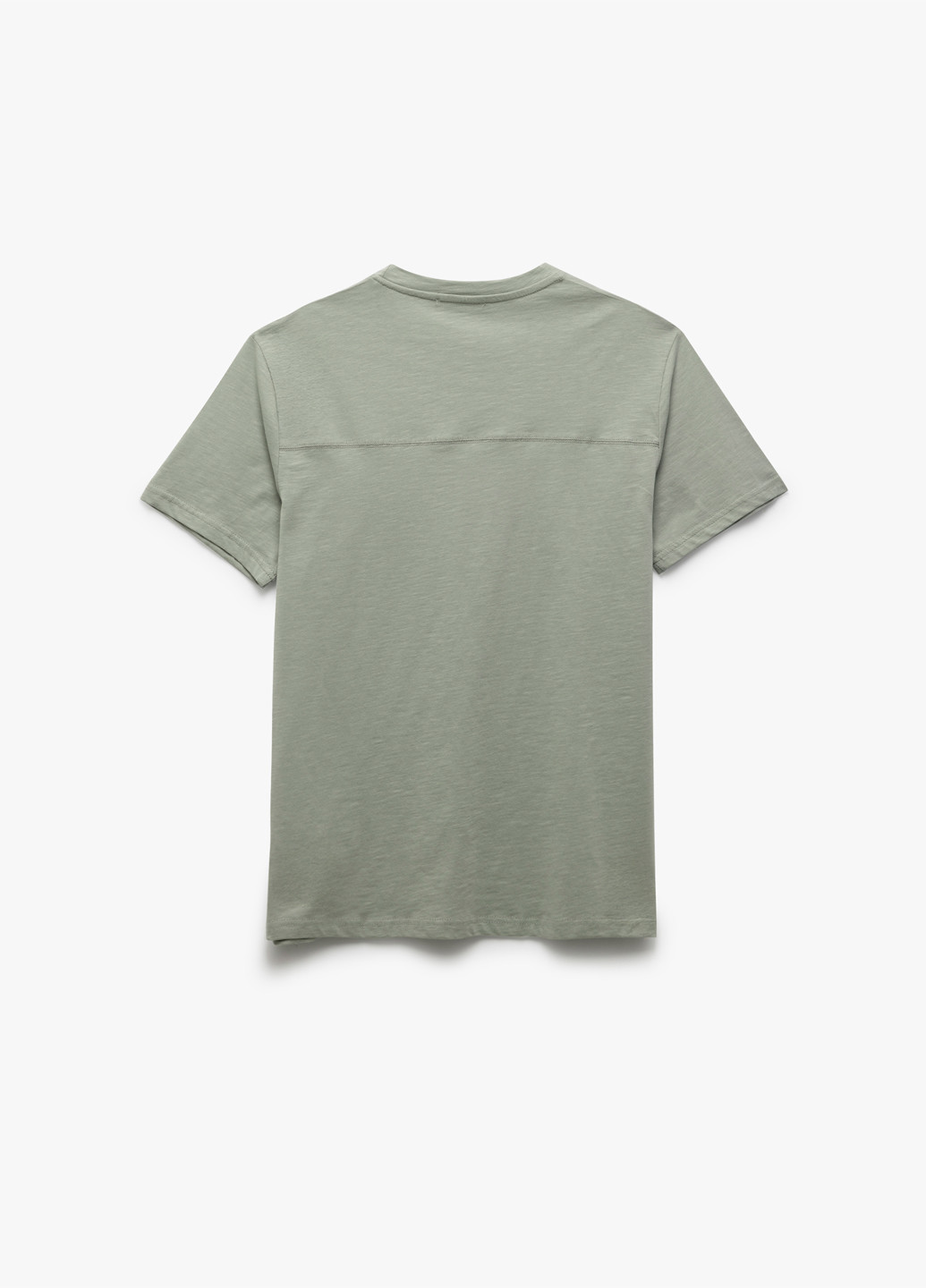 Серо-зеленая футболка KOTON
