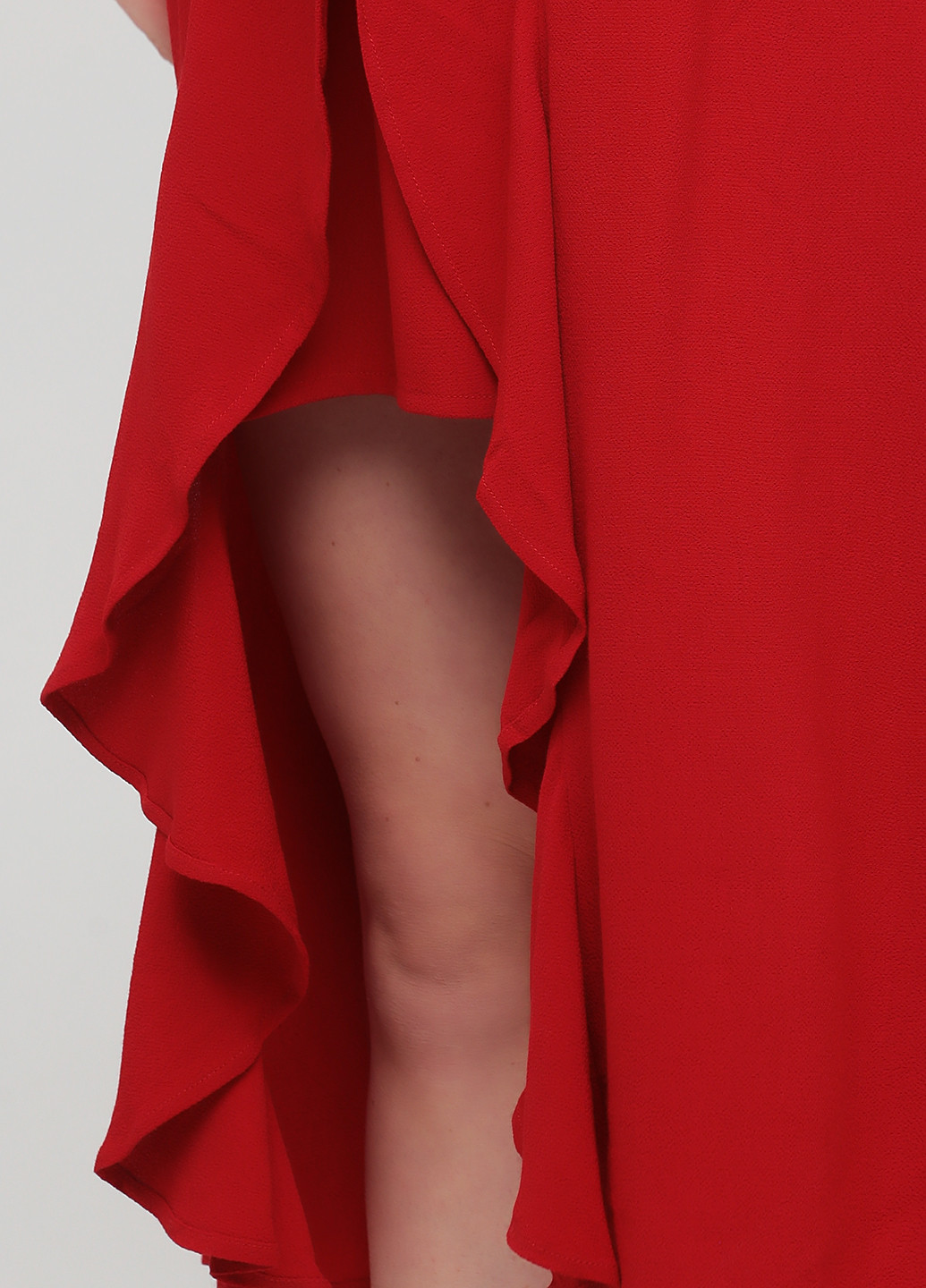 Темно-красное кэжуал платье NA-KD однотонное