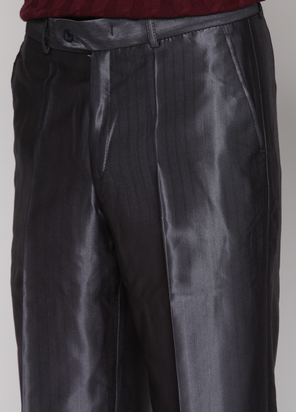 Серые классические демисезонные брюки Ravol