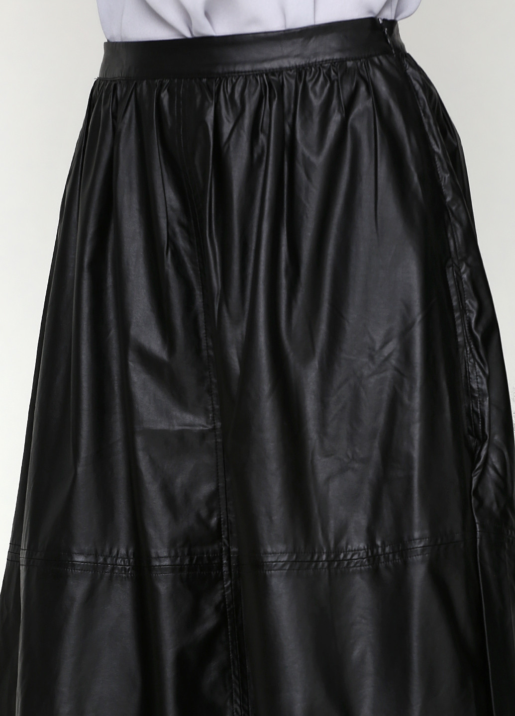 Черная кэжуал однотонная юбка Karen by Simonsen миди