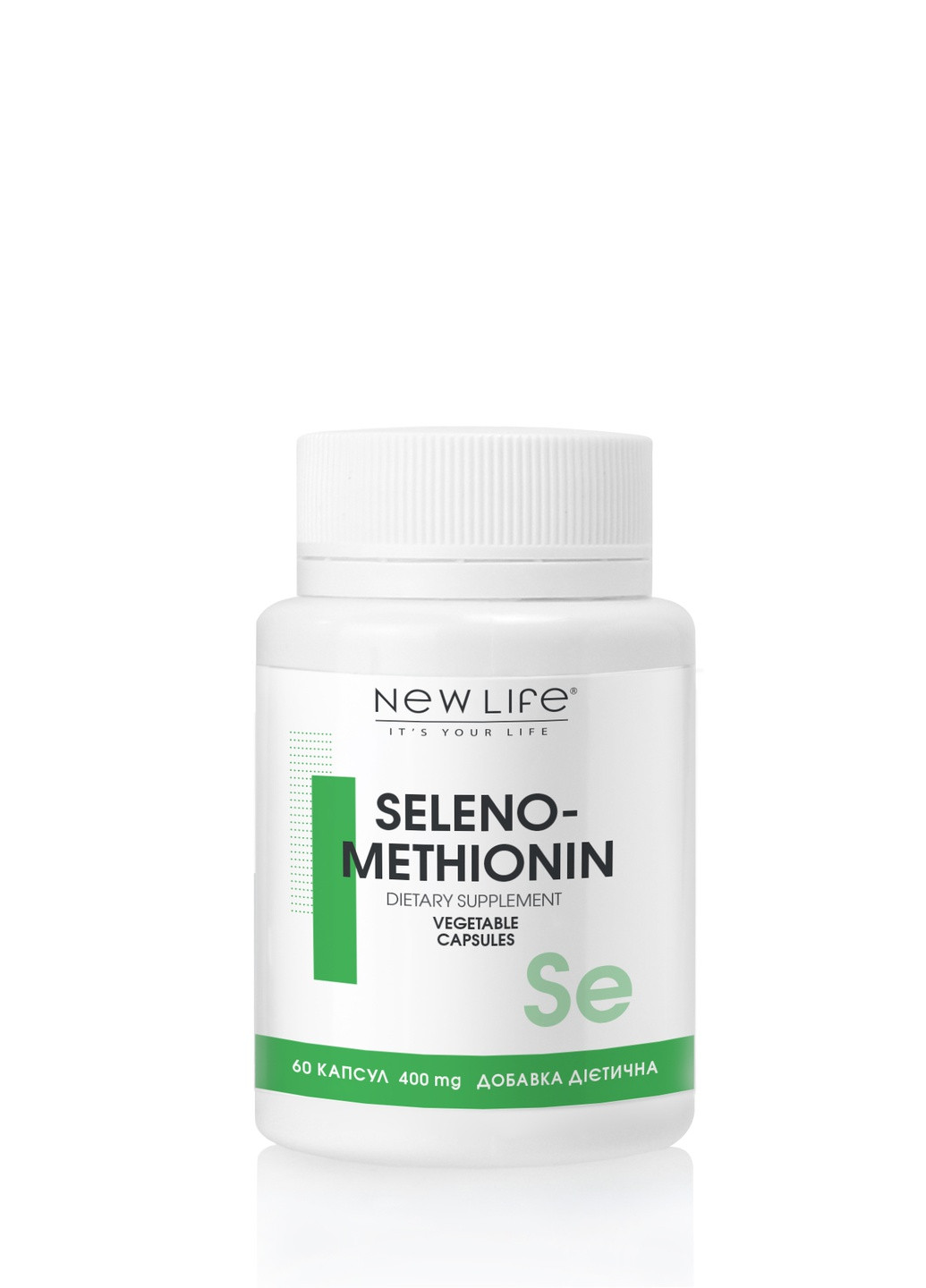 Диетическая добавка Селенометионин Selenomethionin - для поддержки щитовидной и поджелудочной железы, 60 растительных капсул New LIFE (252876055)