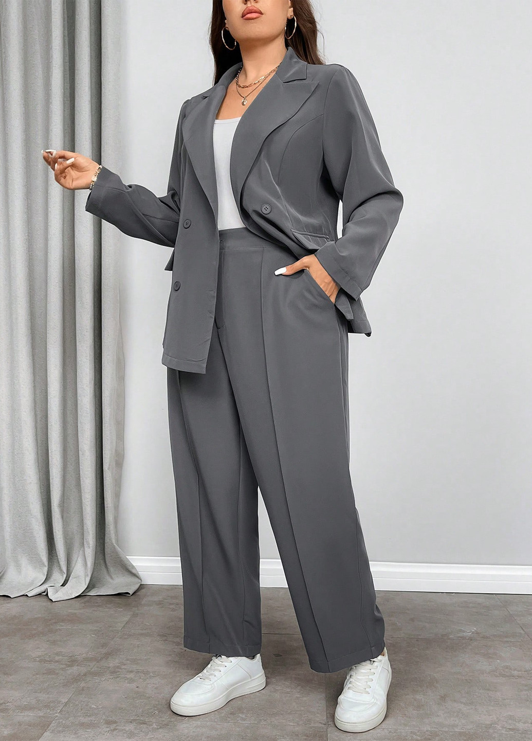 Костюм (жакет, брюки) SHEIN (347152819)