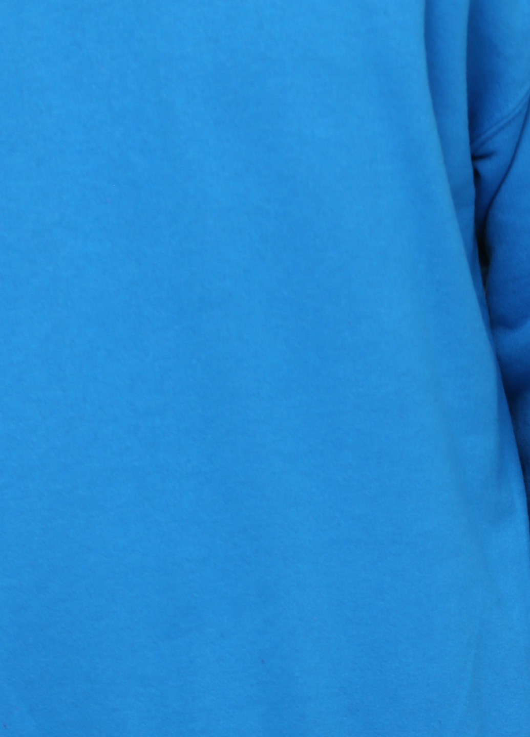 Gildan свитшот однотонный голубой кэжуал хлопок, полиэстер, трикотаж