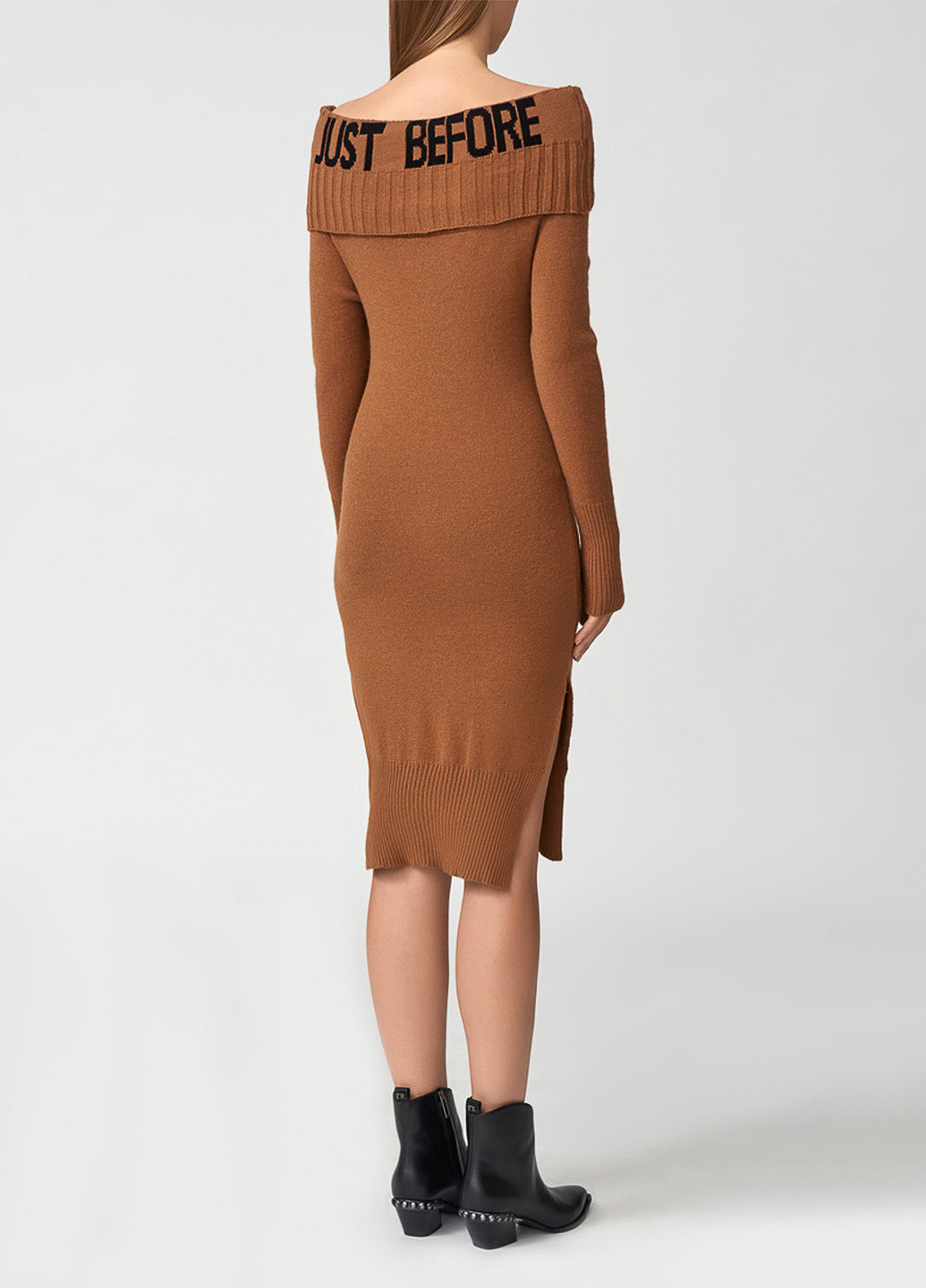 Коричнева кежуал сукня J.B4 (Just Before) однотонна