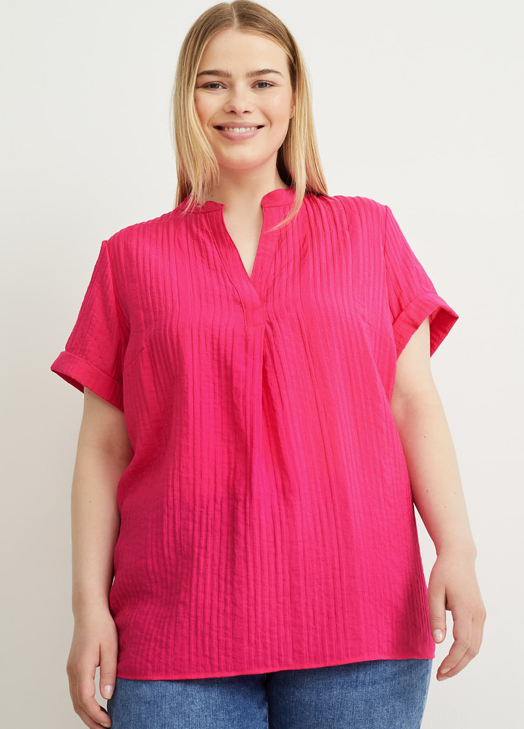 Фуксія блуза C&A