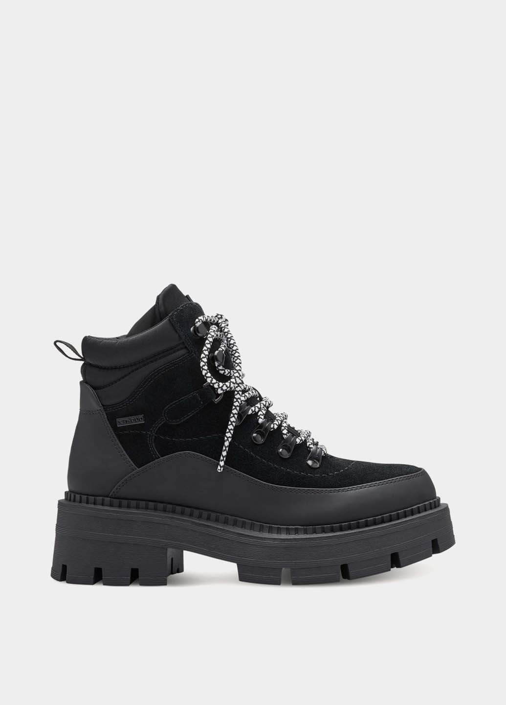 Осенние ботинки берцы Tamaris со шнуровкой из искусственной замши, из искусственной кожи