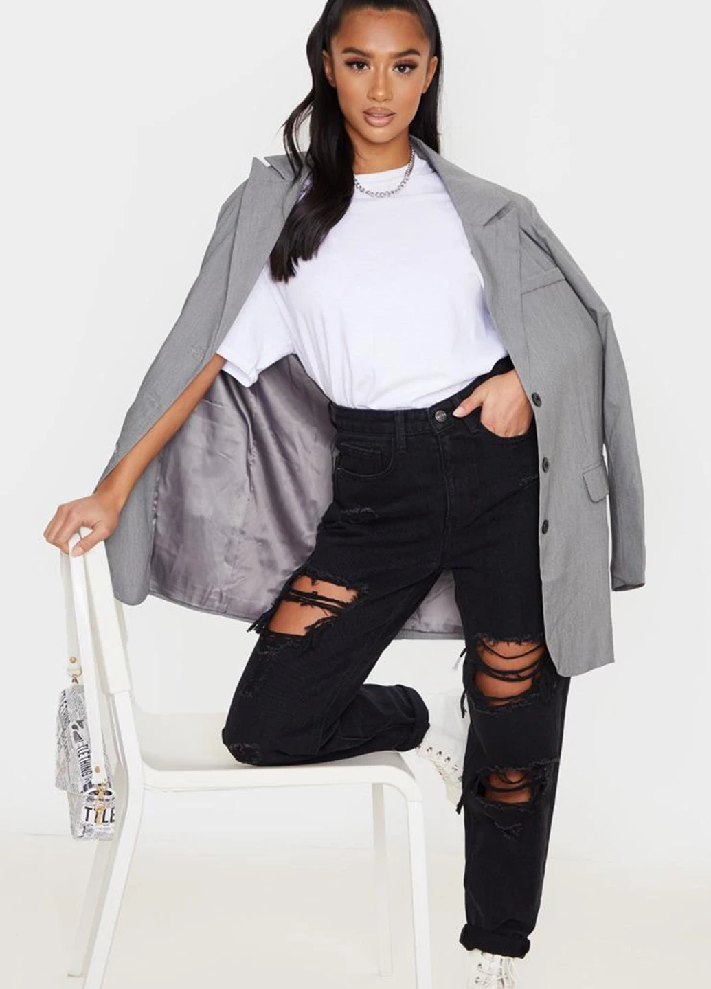 Джинси PrettyLittleThing - (255105173)