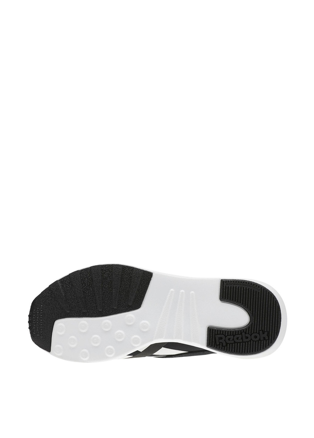 Черно-белые демисезонные кроссовки Reebok Classic Nylon