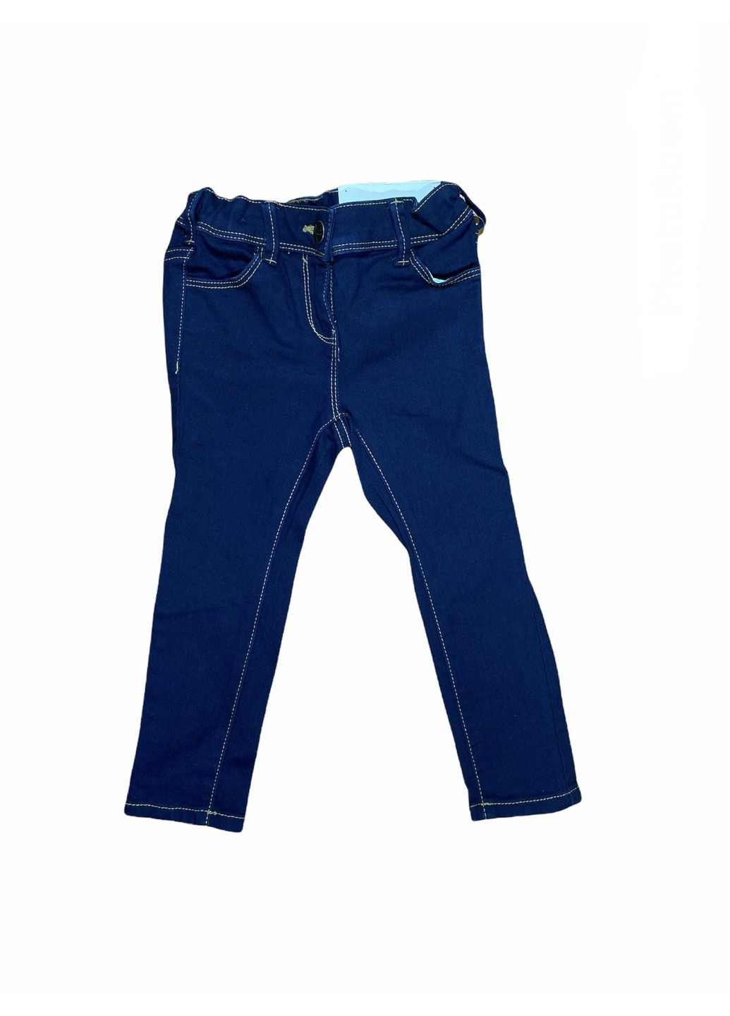Джинси C&A однотонні темно-сині джинсові бавовна