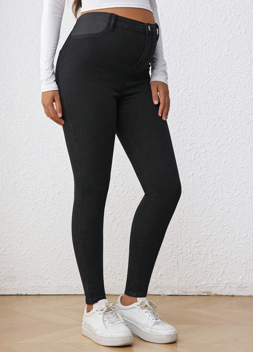 Джинси для вагітних SHEIN - (343354173)