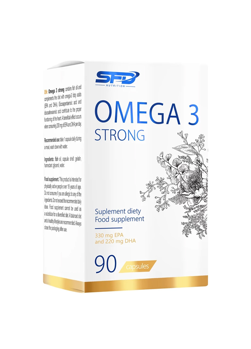 Жирні кислоти Омега 3 Omega 3 Strong - 90caps SFD Nutrition (241261168)