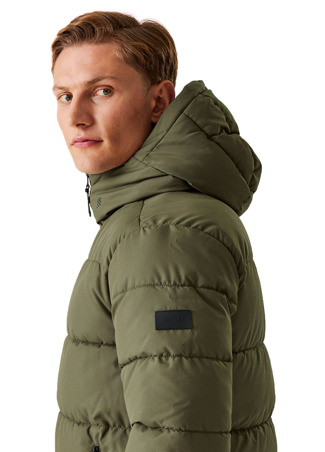 Оливковая (хаки) зимняя куртка Regatta Hallin II