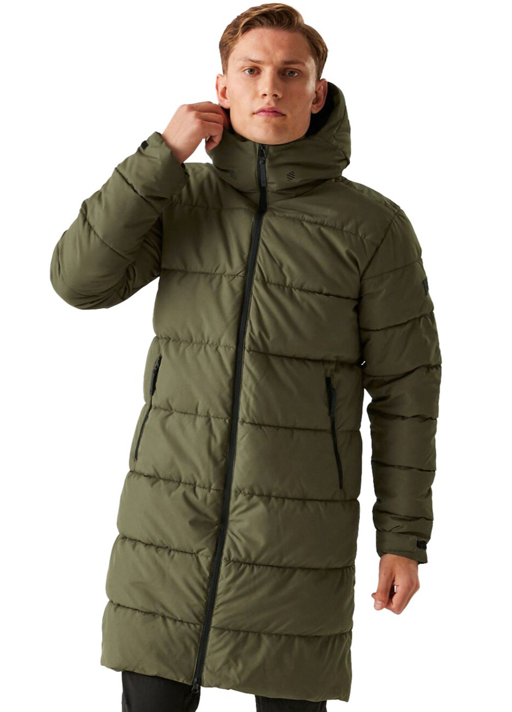Оливковая (хаки) зимняя куртка Regatta Hallin II