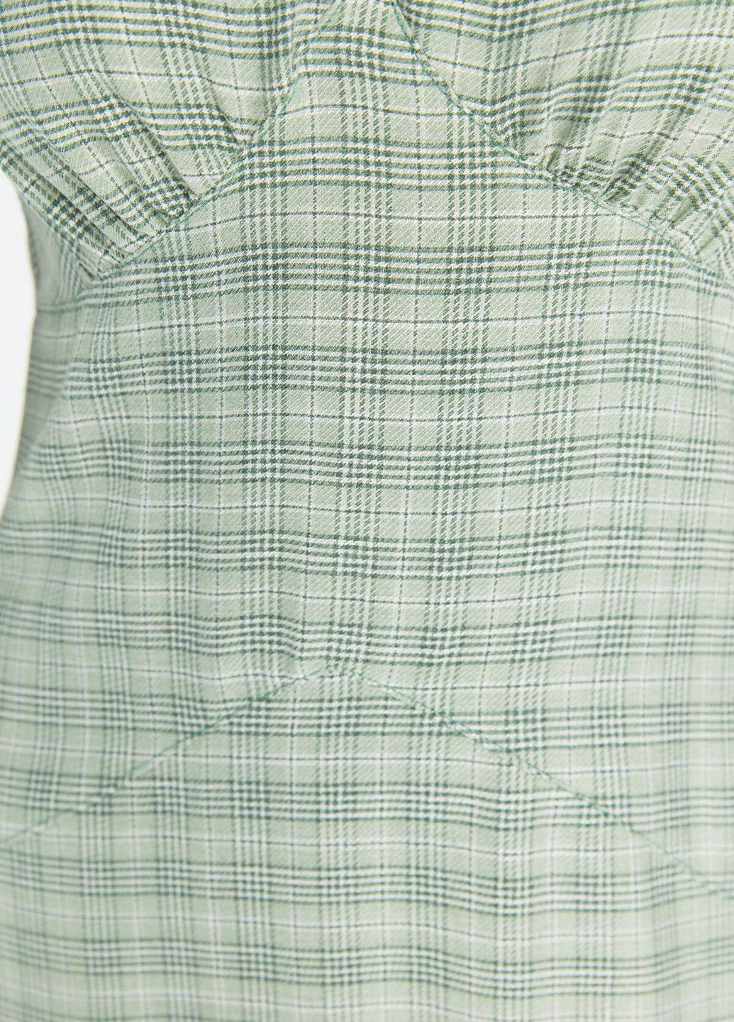 Зелена повсякденний сукня AMORI в клітинку