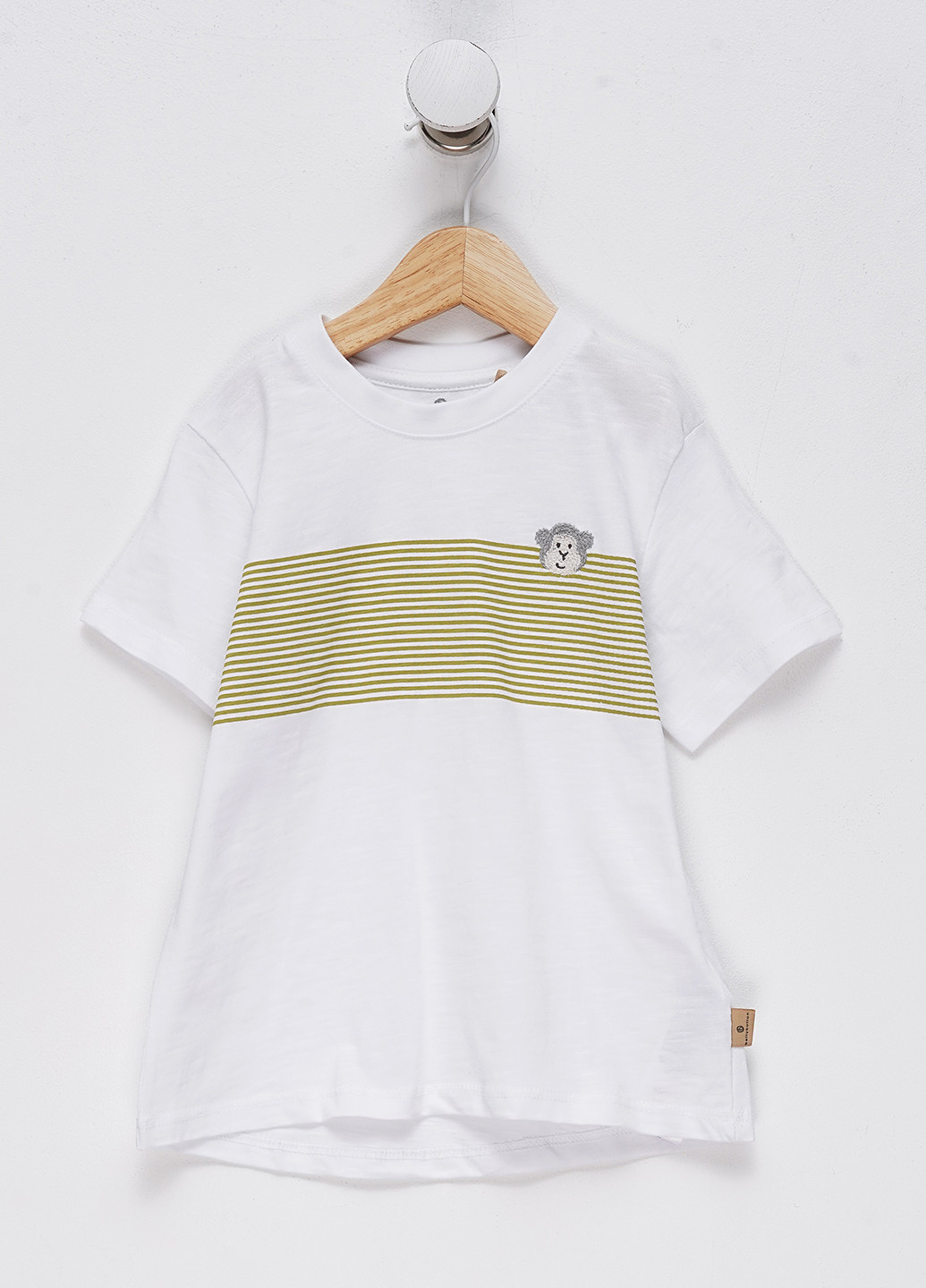 Белая летняя футболка Bellybutton