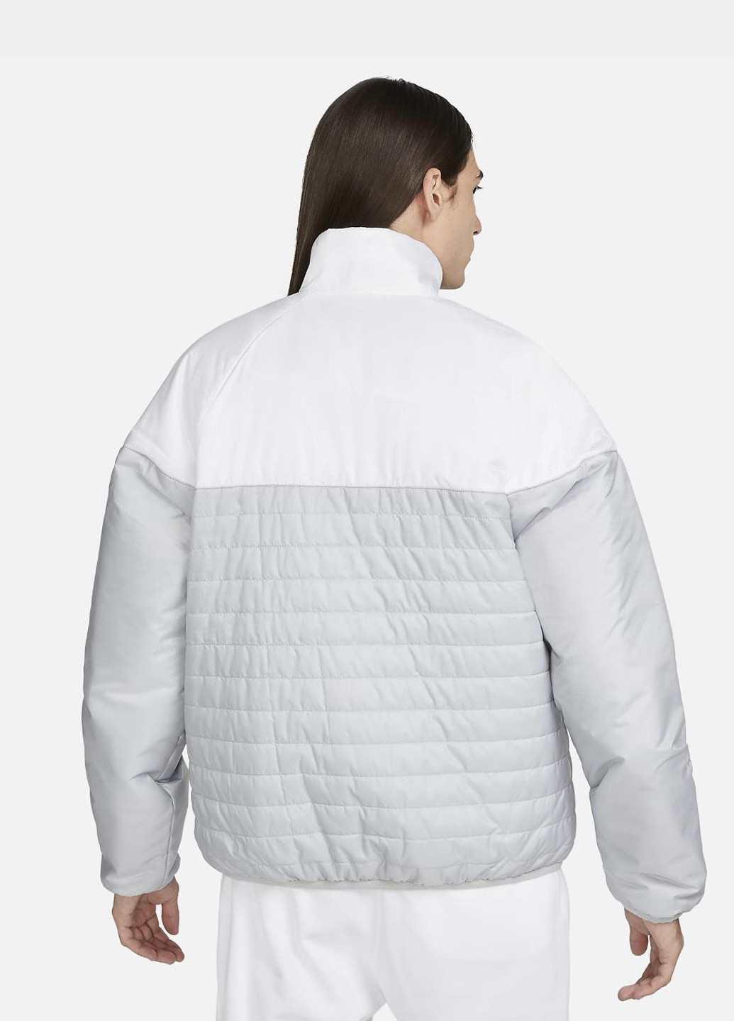 Сіра демісезонна куртка fb8195-077 Nike Midweight Puffer