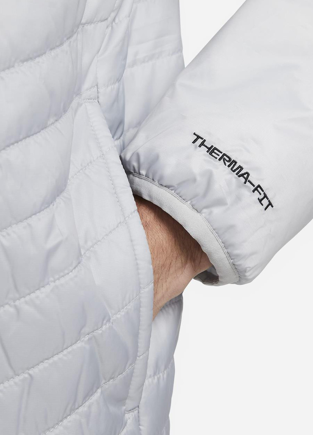 Сіра демісезонна куртка fb8195-077 Nike Midweight Puffer