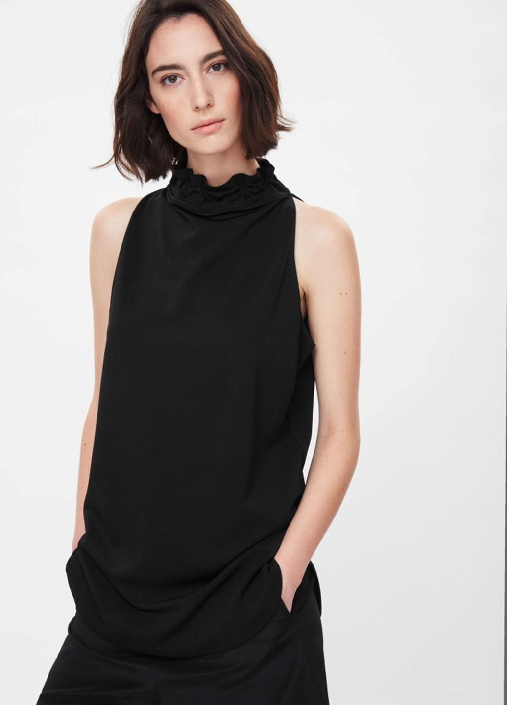 Чёрная блуза Cos