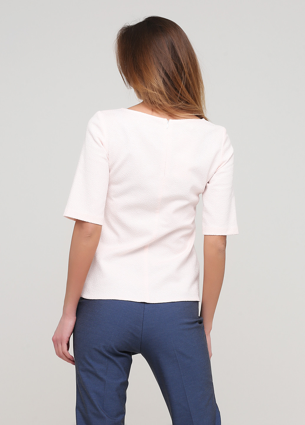 Светло-розовая демисезонная блуза Olga Shyrai for PUBLIC&PRIVATE