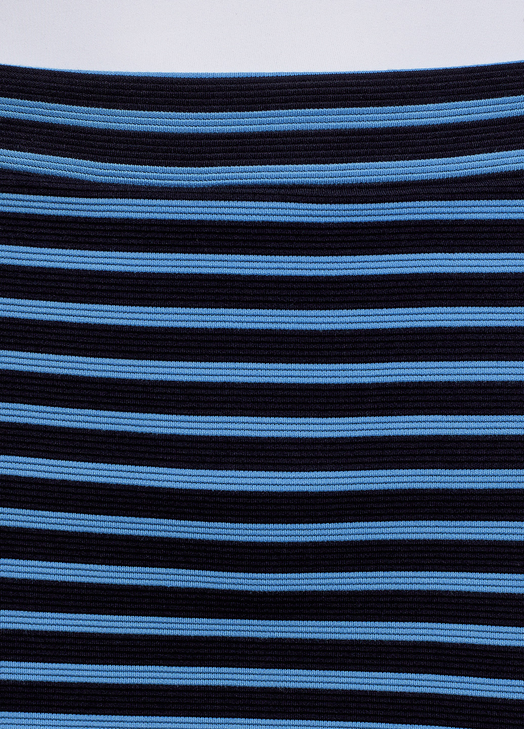 Темно-синяя кэжуал в полоску юбка Oodji мини