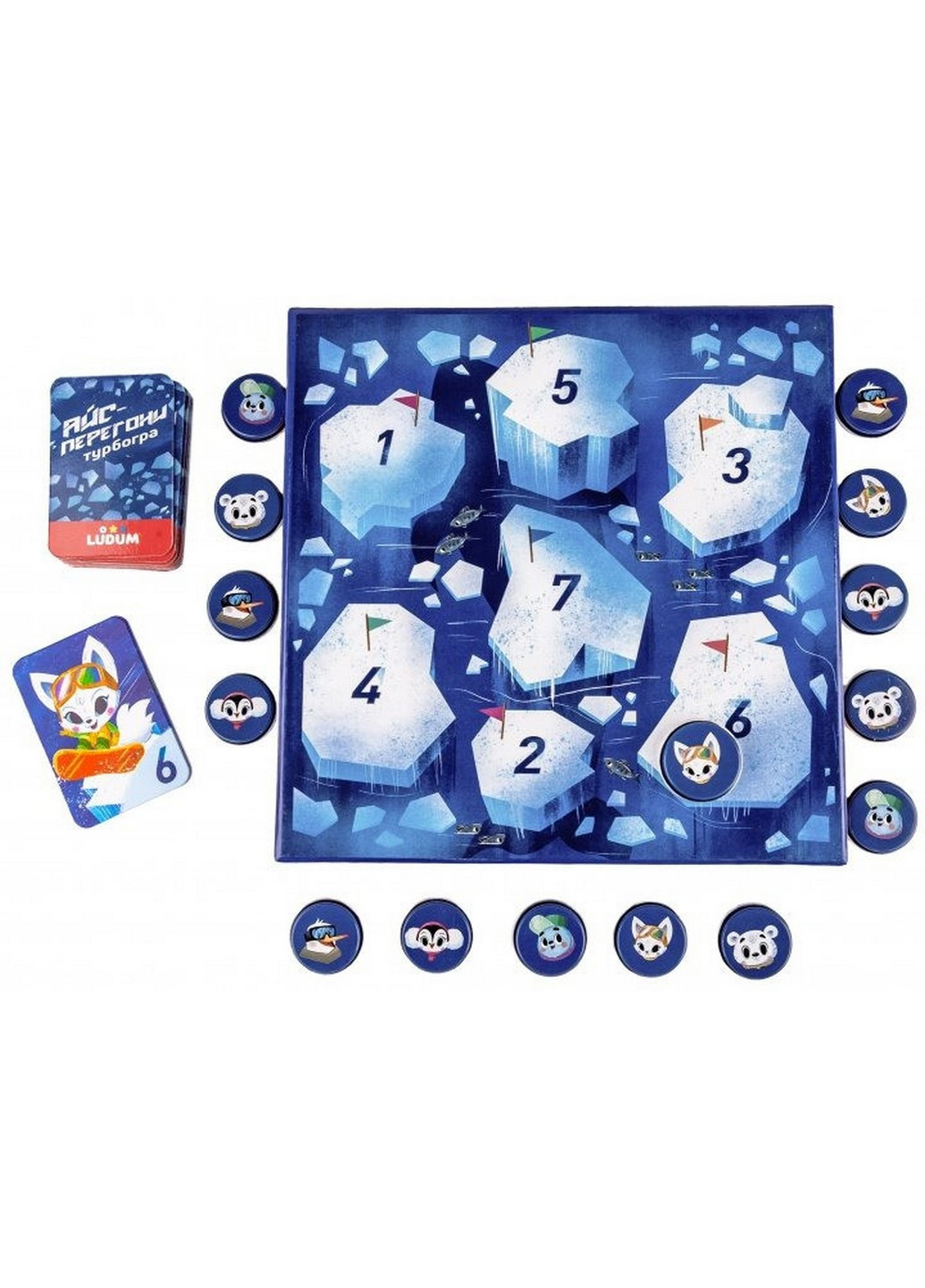 Настільна дитяча гра 6х20х20 см Ludum (253659861)
