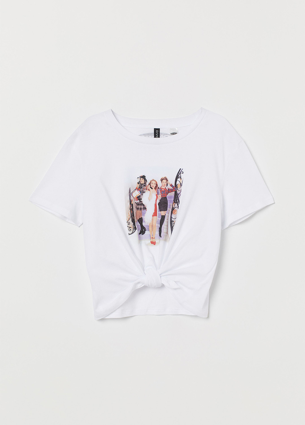 Белоснежная летняя футболка H&M
