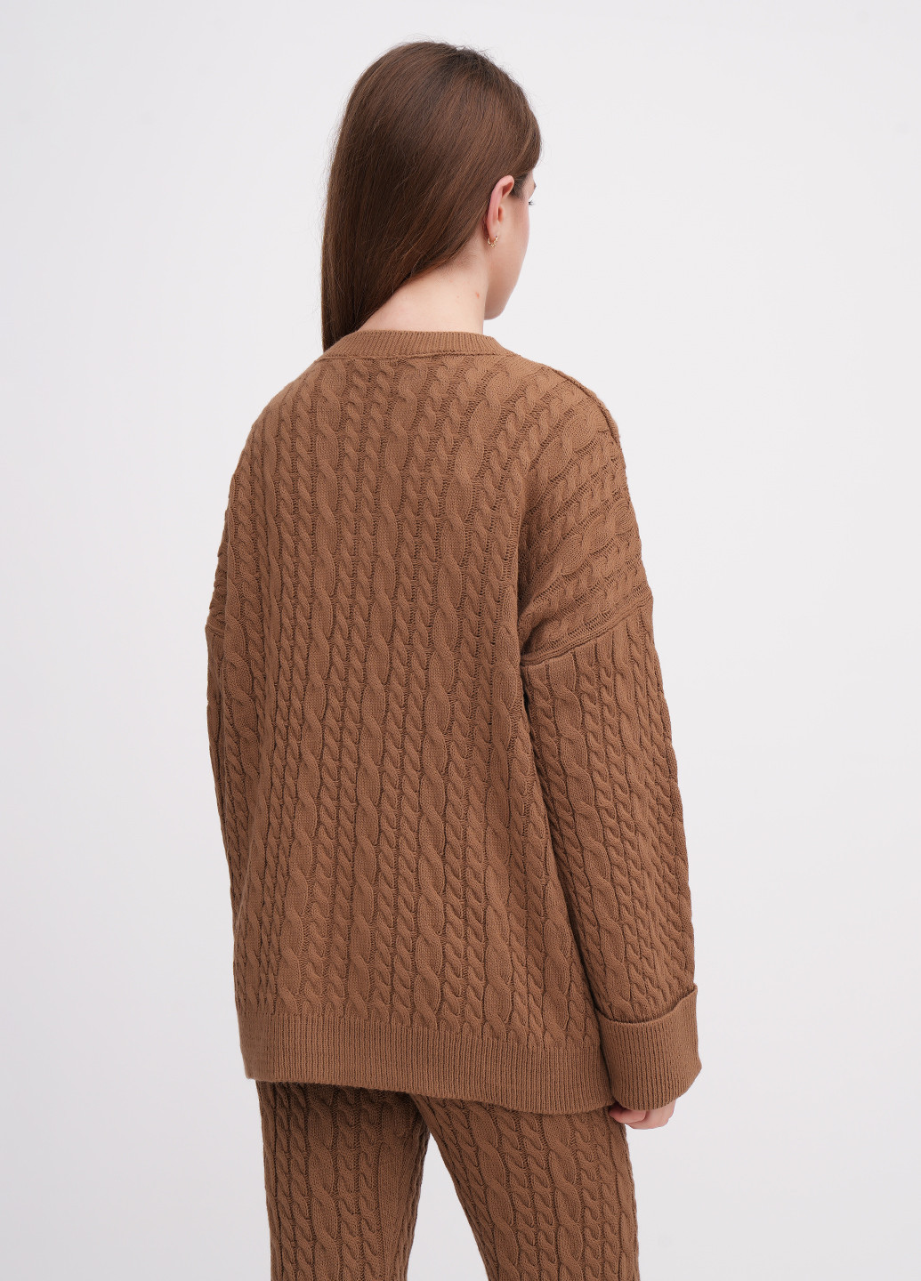 Светло-коричневый демисезонный свитер EQUILIBRI