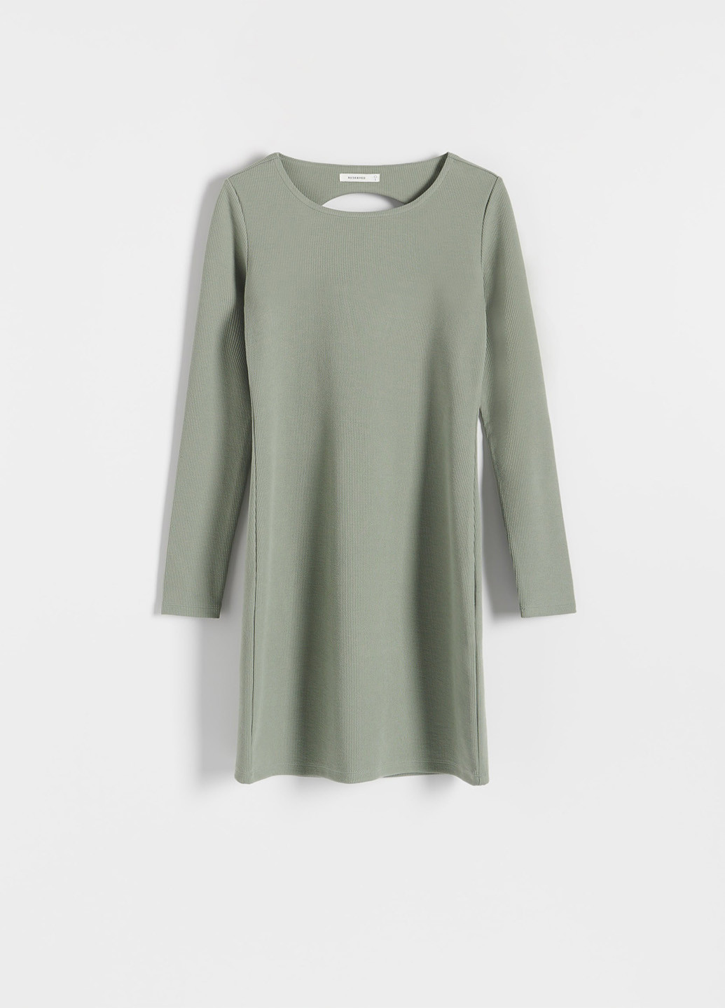 Оливкова кежуал сукня Reserved однотонна