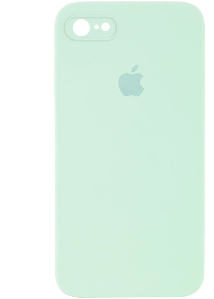 Чехол Silicone Case Square Full Camera Protective (AA) для Apple iPhone 6/6s (4.7') Бирюзовый / Light Turquoise (00000040228_31) Epik (229727918)